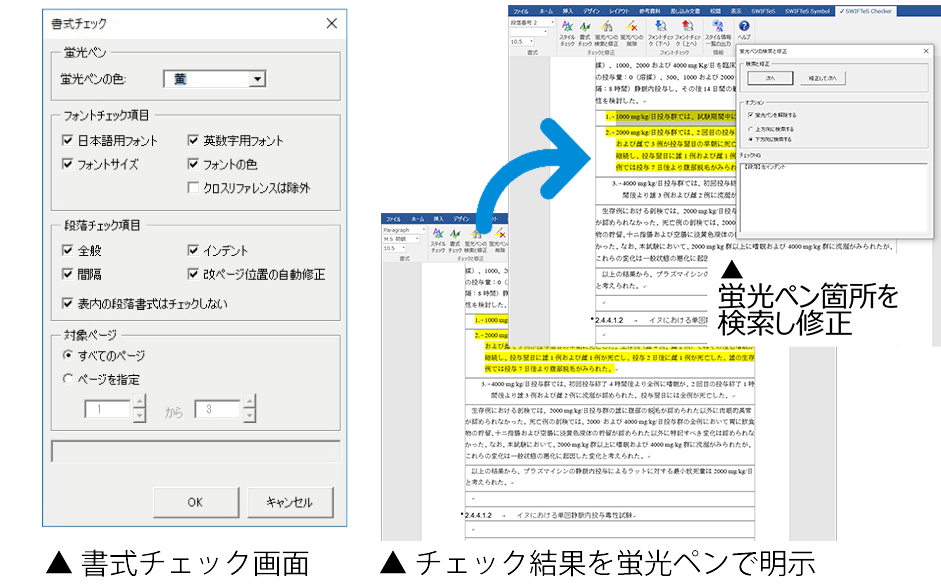申請関連文書作成支援ツール SWIFTeSのイメージ11
